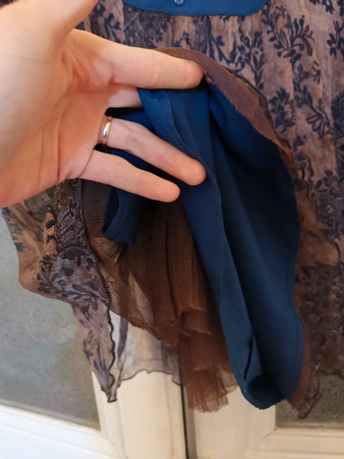 Magnifique robe one step En soie - photo numéro 9