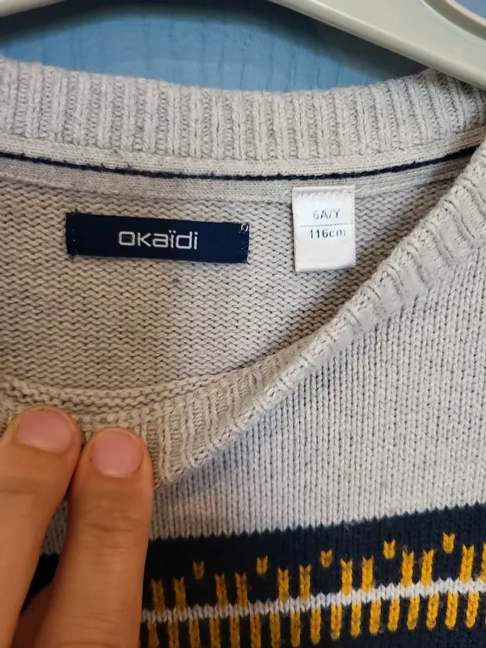 Pull epais okaïdi 6 ans - photo numéro 3