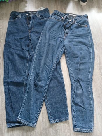 Lot jeans Levi's high waisted mom taille 24