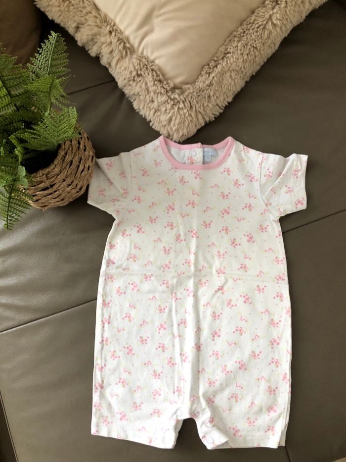 Combishort blanc rose fille Tex baby - photo numéro 7