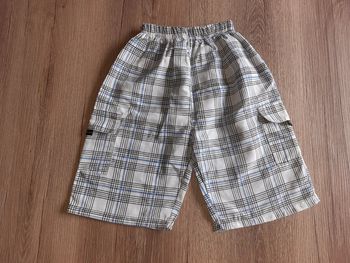 Short à carreaux taille 10 ans