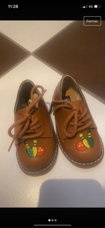 Chaussure bébé garçon taille 20
