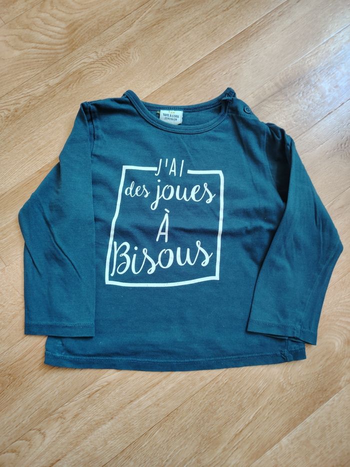 Lot hauts manches longues 24 mois