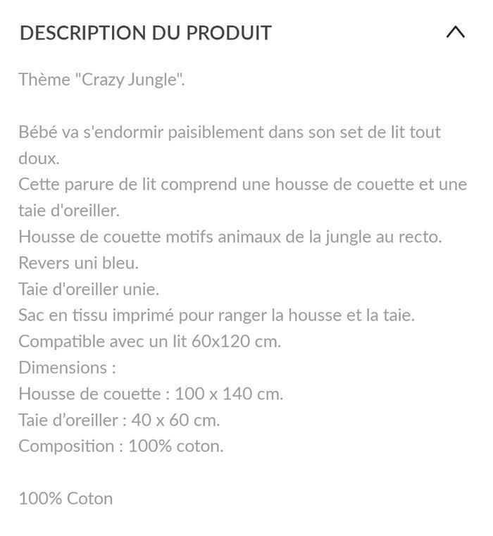 Lot tour de lit + parure housse de couette - photo numéro 4