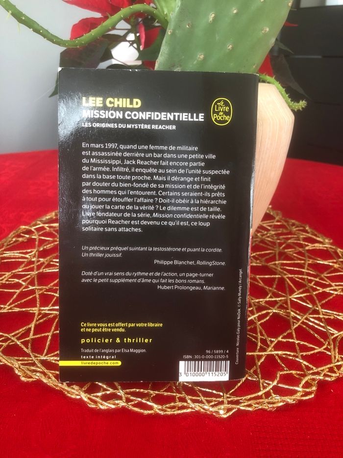 Mission confidentielle - Lee Child - photo numéro 2
