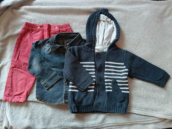 Lot de 3 habits 12 mois garçon