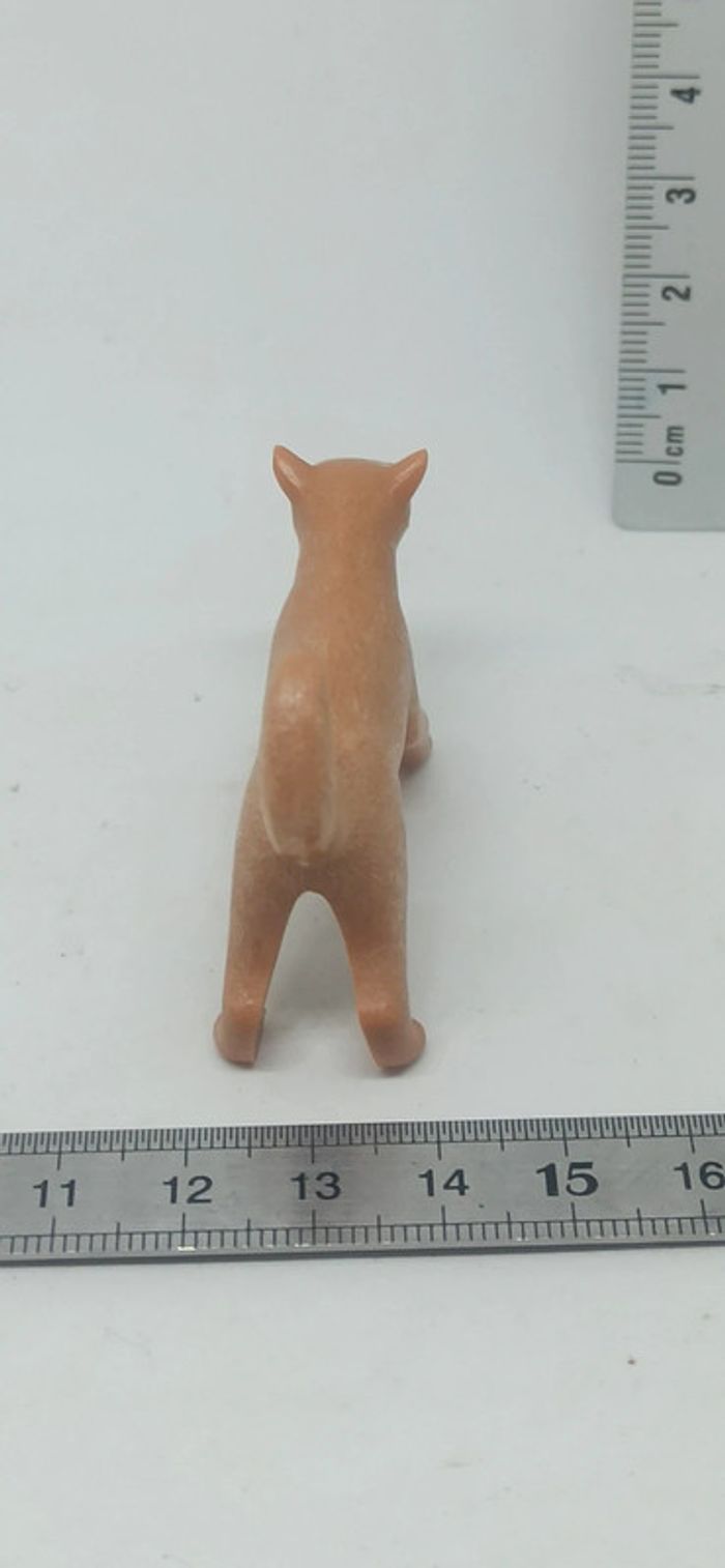 Chien de traîneau husky marron vintage playmobil - photo numéro 4