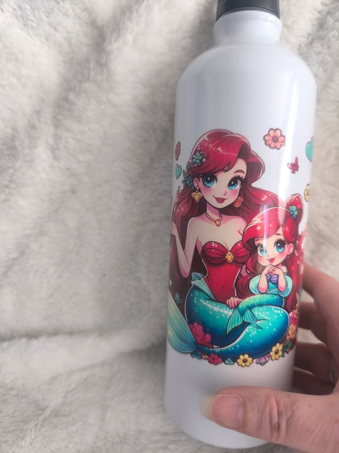 Gourde la petite sirène mère fille Disney - photo numéro 2