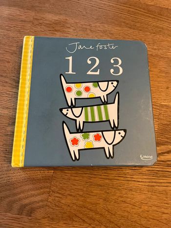 Livre cartonné Jane Foster 1 2 3 J’apprends à compter Kimane