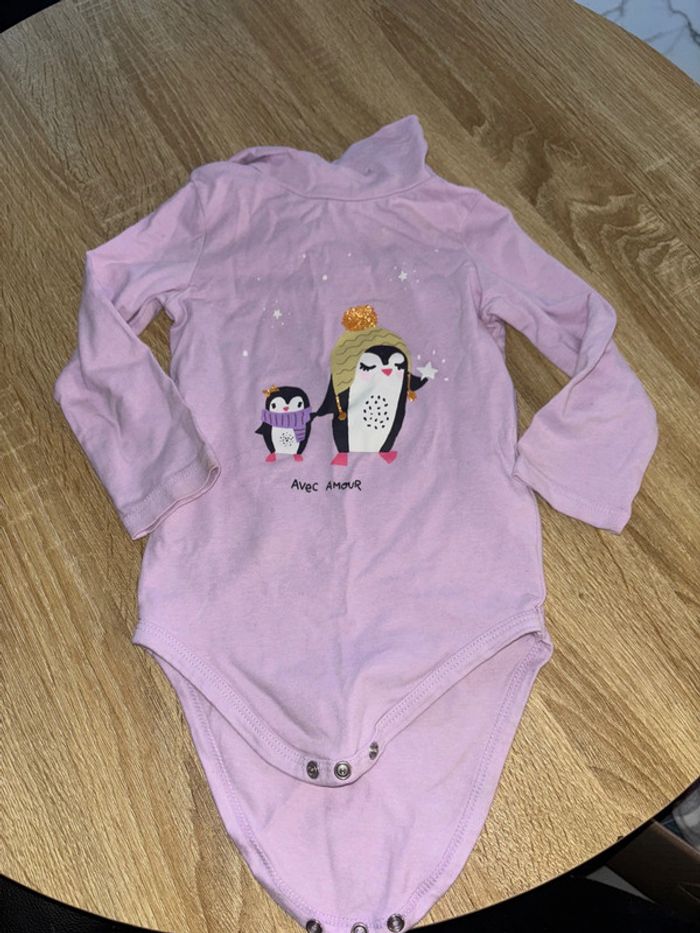 Bodie body fille 18 mois col roulé du pareil au même