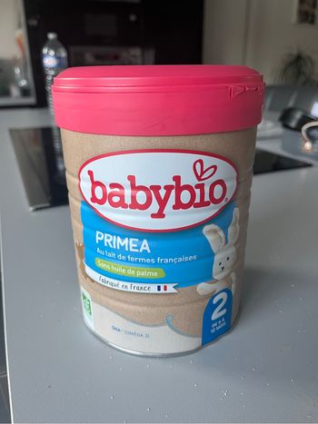 Lait babybio primea 2