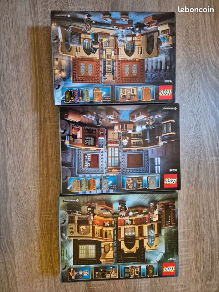 NEUF Lot de 3 Boites Lego Harry Potter Livres Cours 76382 + 76397 + 76385 - photo numéro 2
