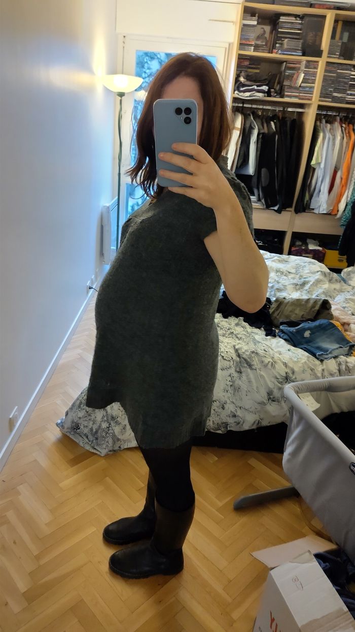 Robe en laine maternité - photo numéro 2