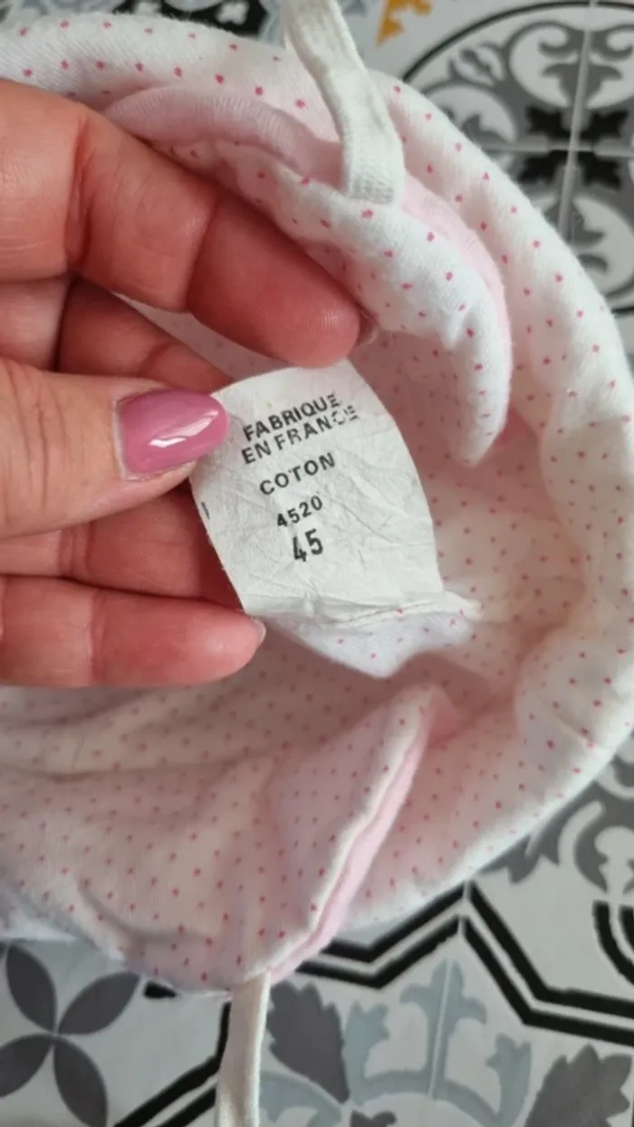 Bonnet taille 45 / 6-12mois - photo numéro 7