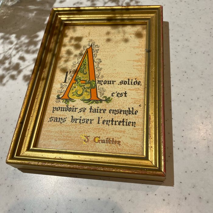 Ancien cadre À 11x16 cm