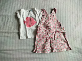 Robe + tee shirt 23 mois