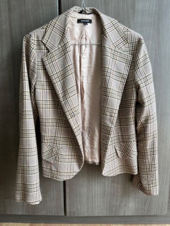 Veste blazer tartan
