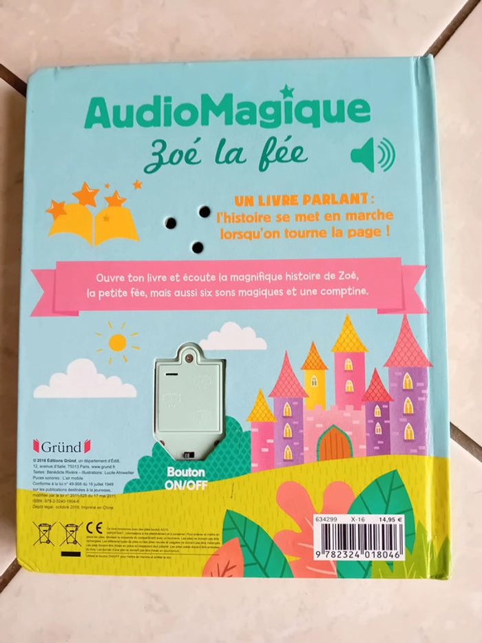 livre audio magique zoé la fée - photo numéro 3