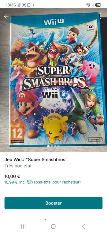 Jeu Wii U Super Smarshbros