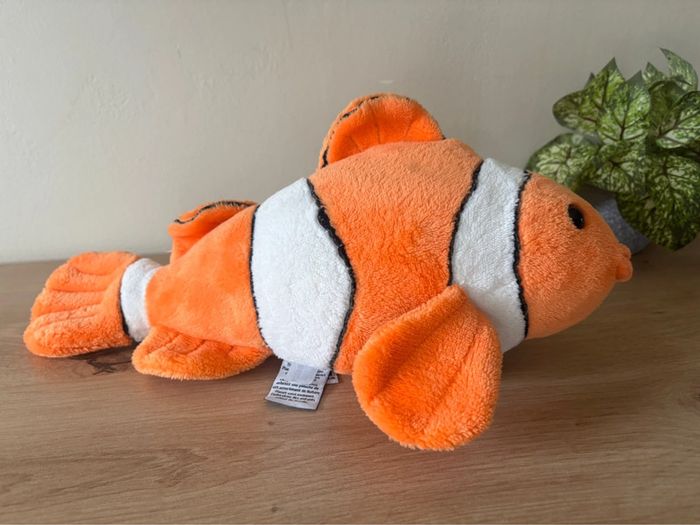 Doudou peluche poisson orange blanc nemo nature planet - photo numéro 2