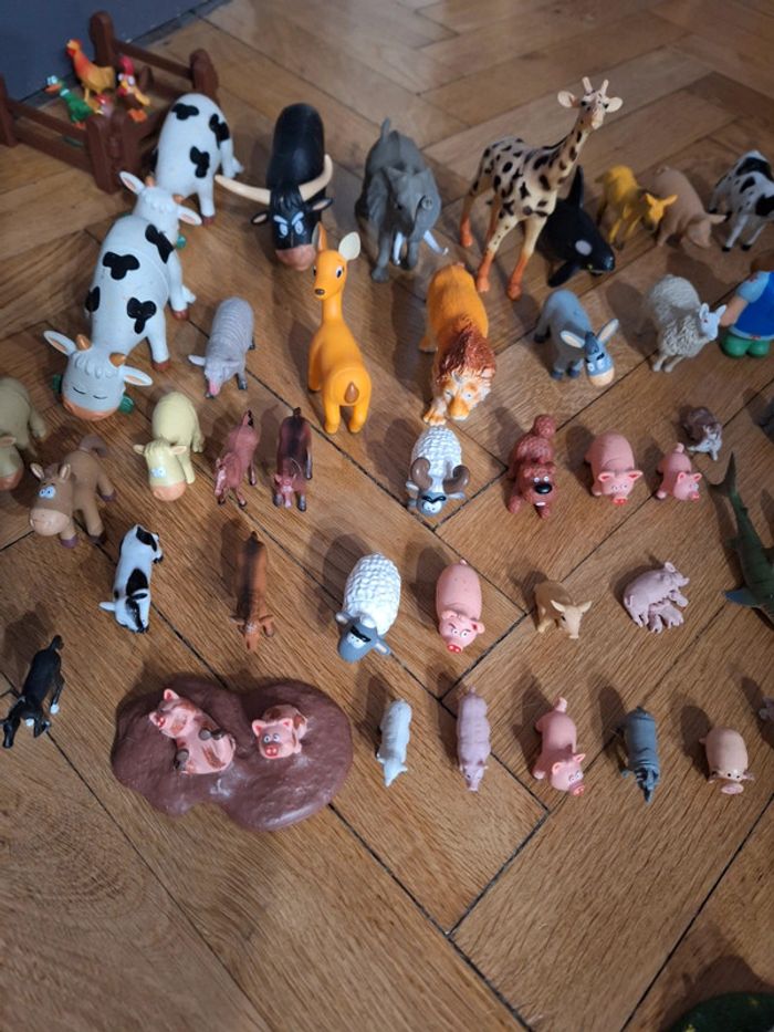 Gros lot d'animaux en plastique - photo numéro 2