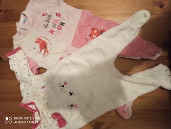 Deux pyjamas velours