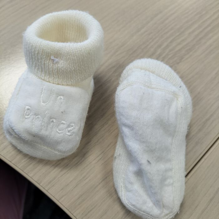 Chaussons naissance garçon - photo numéro 2