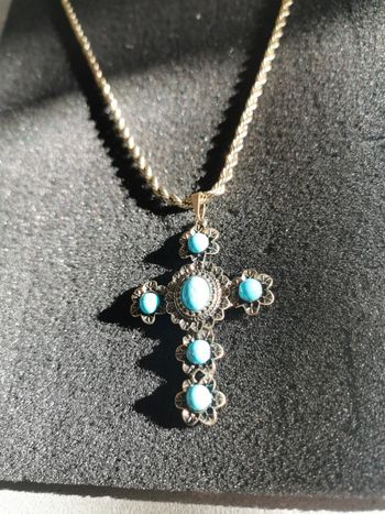 Collier et pendentif spirituel croix chrétienne