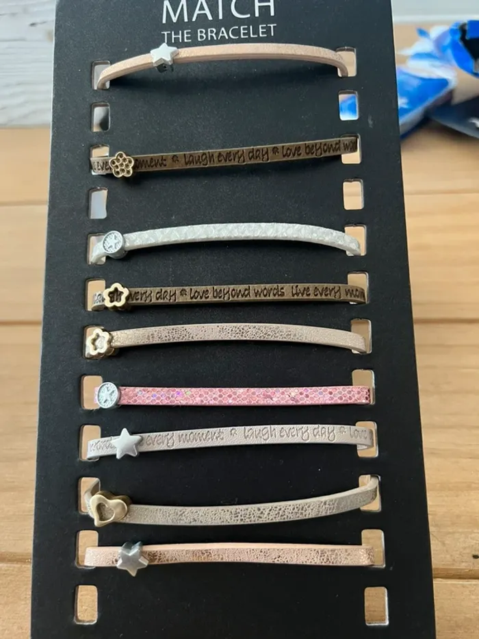 🟩 Lot de 9 bracelets en cuir idéal revendeur 🟩 T - photo numéro 2