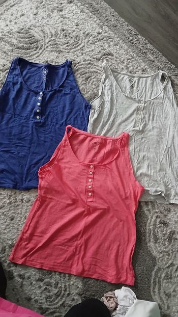 Lot de 3 débardeur tex taille M