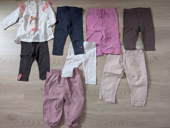 Lot pantalons fille - 12 mois