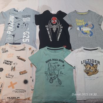 Lot hauts garçon 6 ans