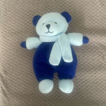 Peluche polaire ours bleu