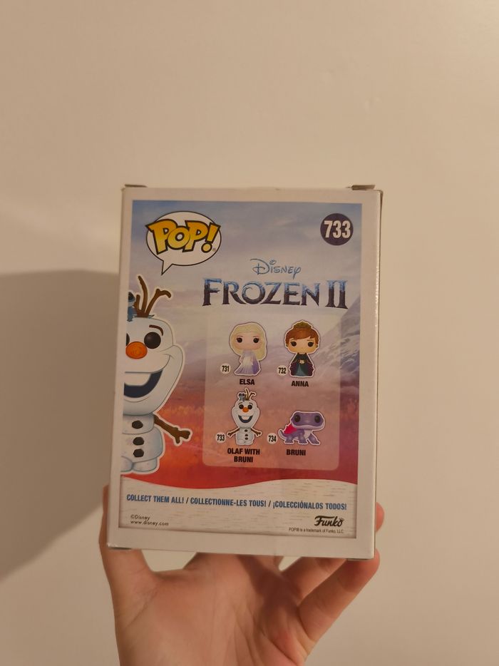 Figurine Disney Frozen Olaf with bruni 733 funko'pop - photo numéro 3