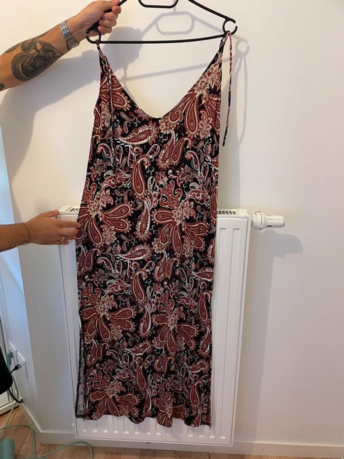 Robe longue fluide imprimé - photo numéro 3