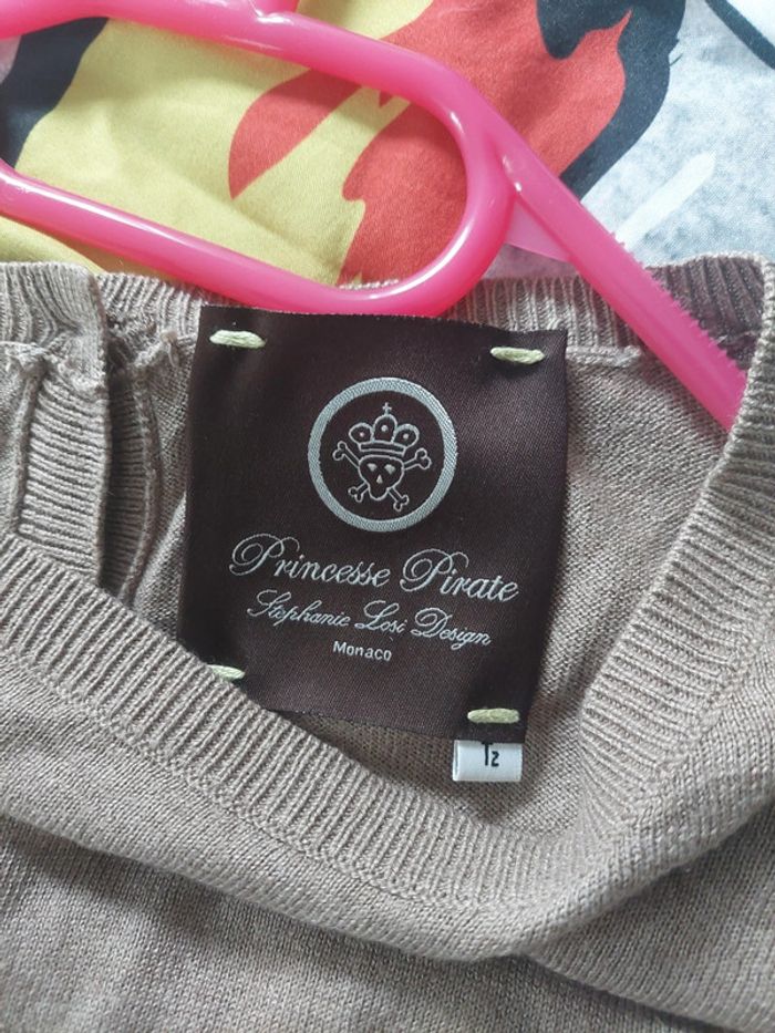 Pull en soie et cashmere Princesse Pirate T2 - photo numéro 6