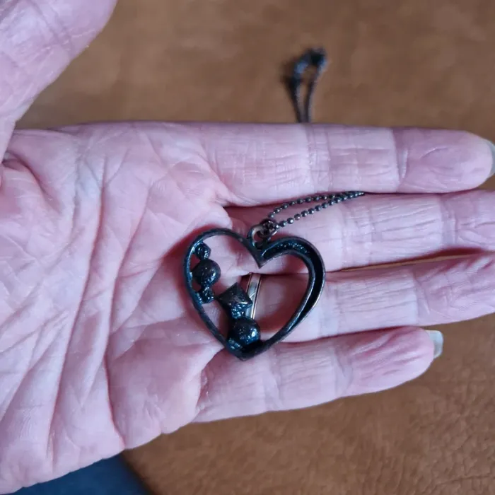 Collier fantaisie coeur - photo numéro 4