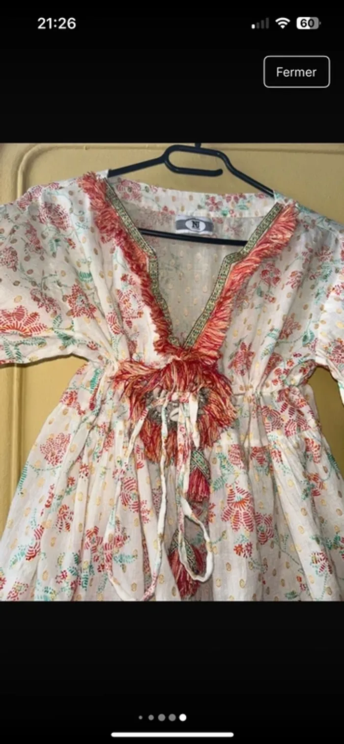 Blouse bohème hippie boho - photo numéro 5