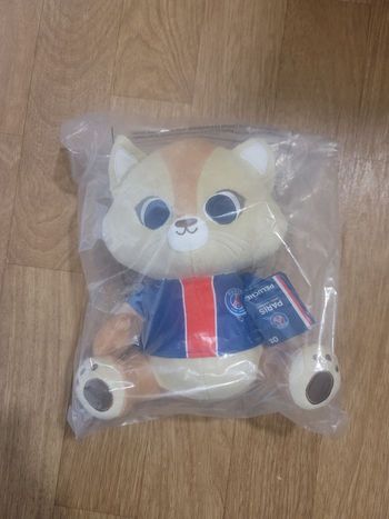 Peluche mascotte psg neuf