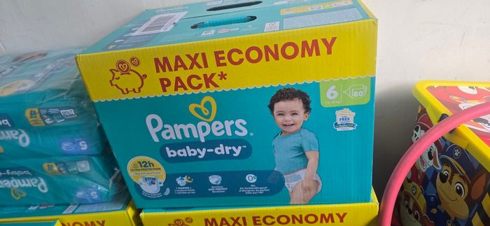 Couches Pampers Baby Dry T6 X 80