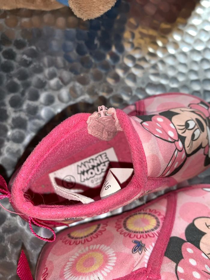 Chausson Minnie rose p22 - photo numéro 2