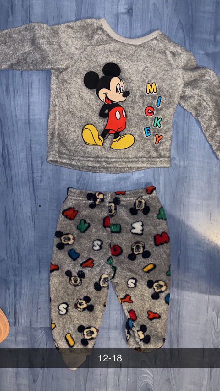 Pyjama Mickey bébé garçon