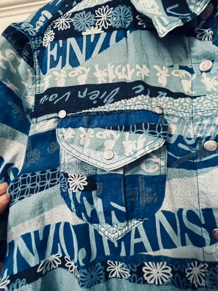 Chemise Kenzo / T 40 / très bon état - photo numéro 9