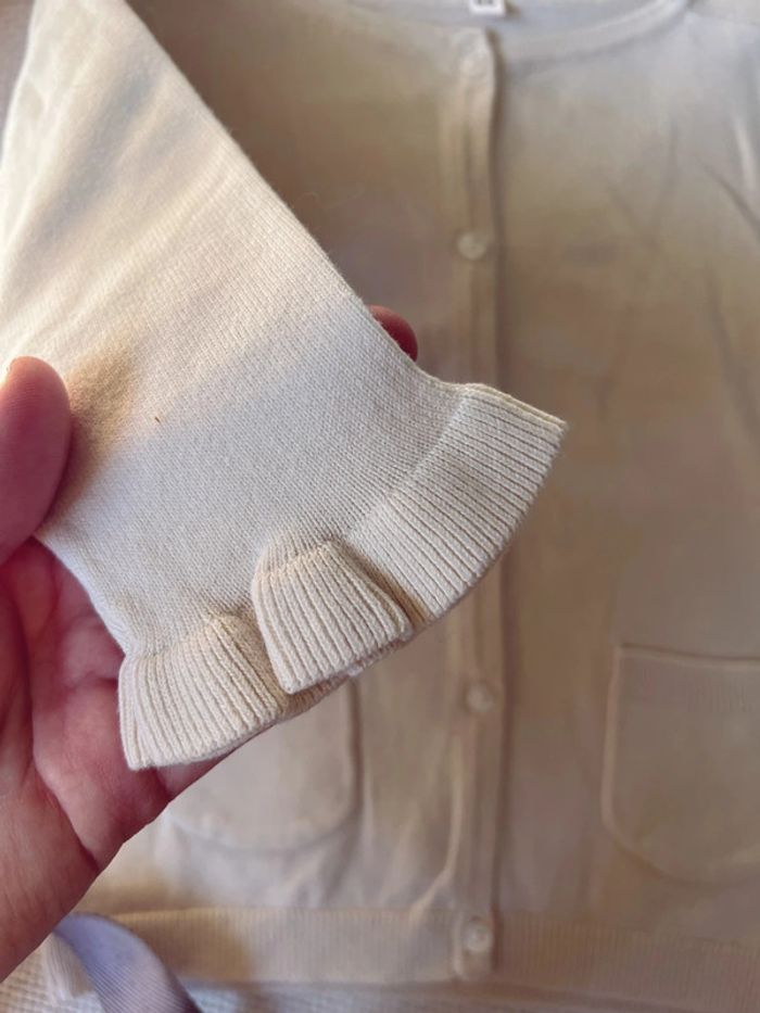 Gilet maille fine idéal mi-saison beige 86 - photo numéro 3