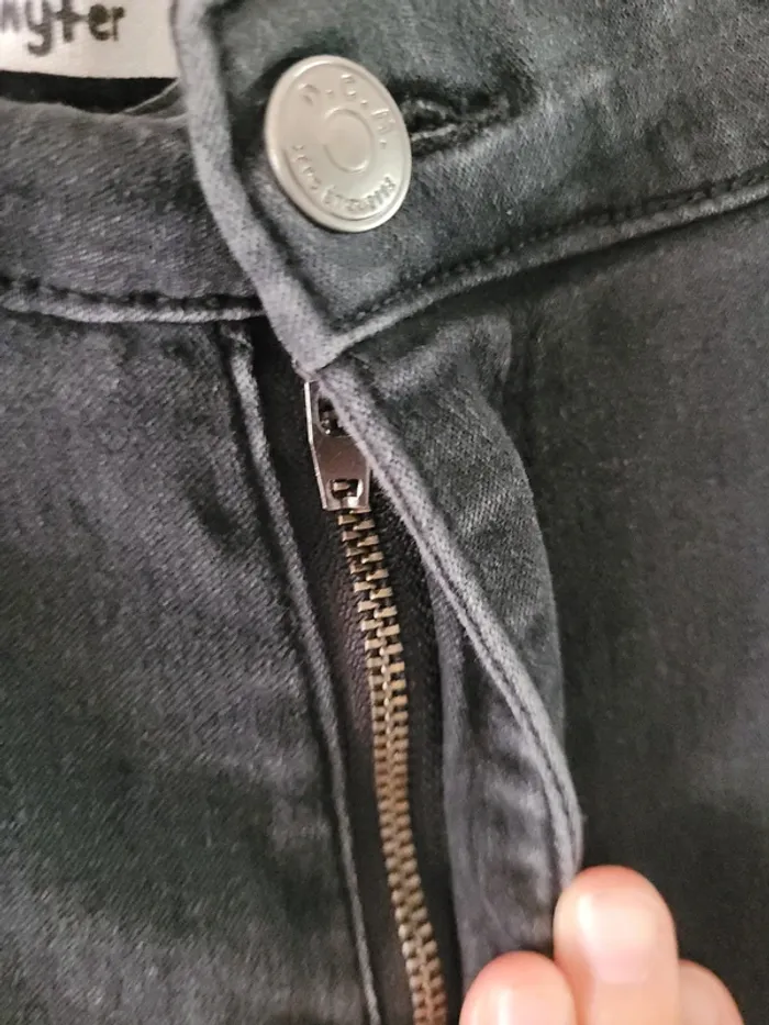 Lot 2 pantalons jeans 38 M - photo numéro 6
