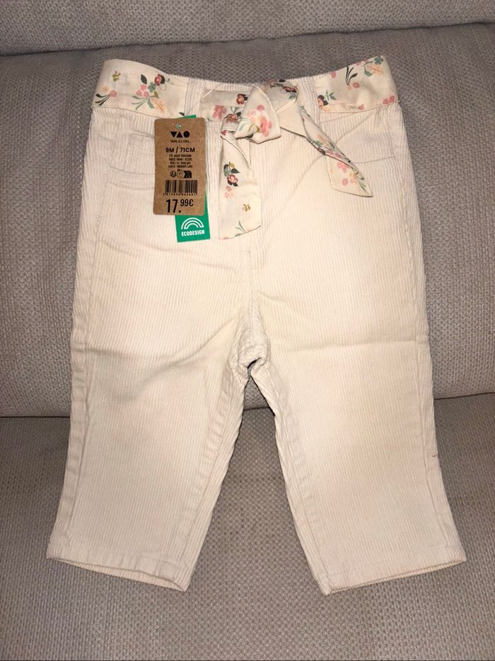 Pantalon velours