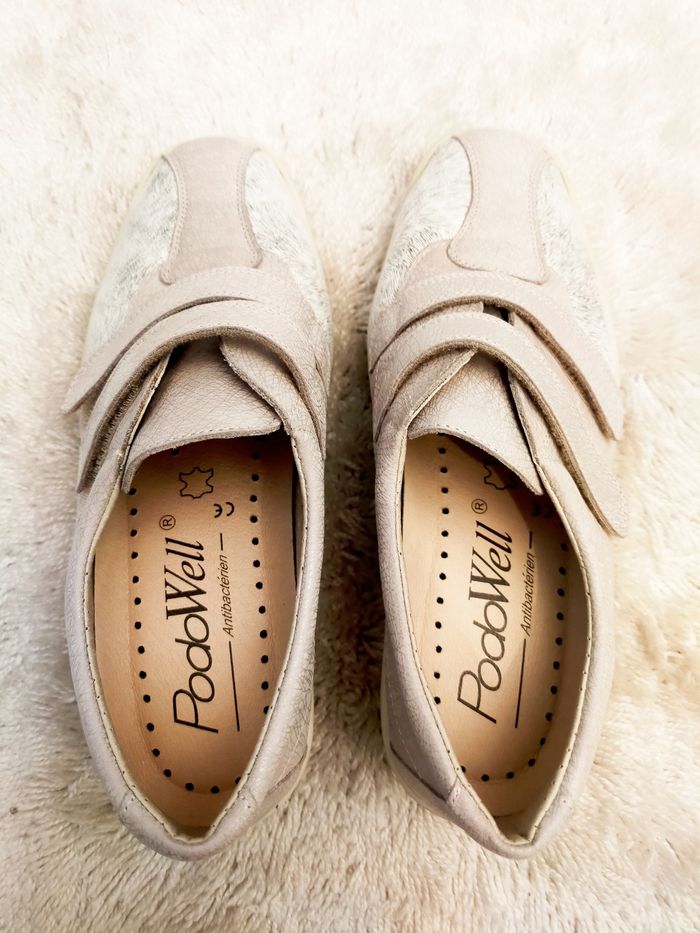 Très jolie paire de chaussures à scratch de la marque podowell taille 38 neuve - photo numéro 7