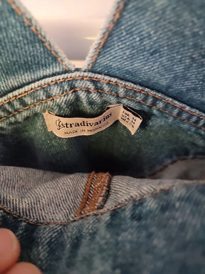 Robe salopette en jean M - photo numéro 7