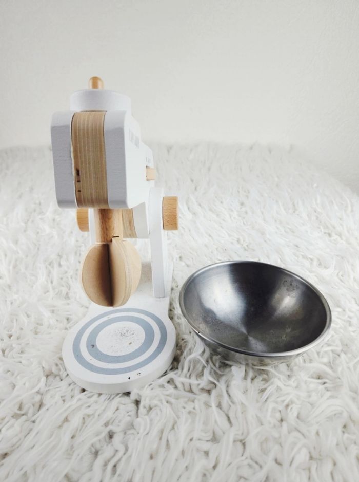 Robot batteur et ses accessoires en bois marque Vertbaudet 🎅 - photo numéro 6