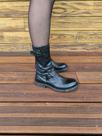Bottes mi hautes Moma Noires  36
